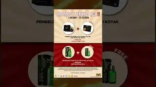 Promosi buy 1 free 1 sambung lagi sampai hujung bulan 10. Grab cepat..