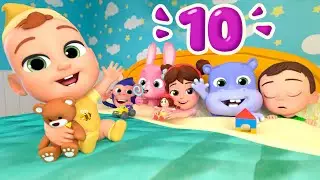 Ten in the Bed (Nighttime Version) | Lalafun Nursery Rhymes & Kids Songs