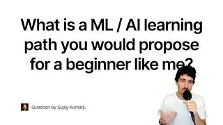 What ML/AI learning path would you recommend for beginners?