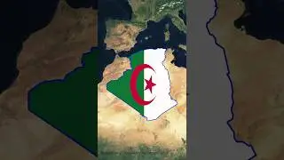 ALGERIA MAP ANIMATION WITH CAPITAL IN AFTER EFFECTS #shorts