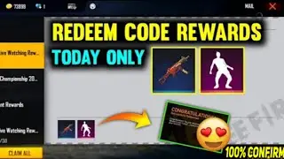 Free Fire Redeem Code Today | Redeem Code Not Working Solution | 20 June Free Rewards Redeem Code