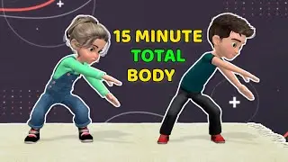 15-MINUTE TOTAL BODY WORKOUT SET - HOME EXERCISE FOR KIDS