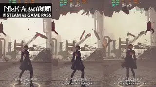 PC Nier Automata Frame Rate - Steam vs Game Pass (RTX 2060)