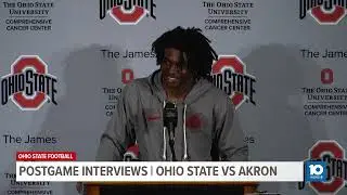 Jeremiah Smith postgame interview | Ohio State vs. Akron