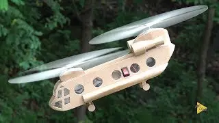 How to Make Helicopter (CH-47 Chinook) - Cardboard DIY