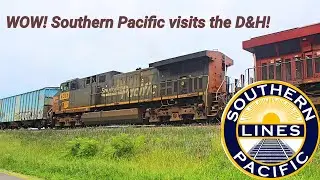 Southern Pacific Visits the D&H! Super rare UP/SP AC44 unit on 528!