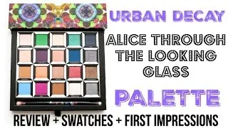 URBAN DECAY ALICE THROUGH THE LOOKING GLASS PALETTE | REVIEW + SWATCHES | SCCASTANEDA