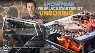 Unboxing the Snow Peak Pack & Carry Fireplace Starter Kit | Takibi Fire & Grill