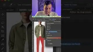 ¿Cómo cambiar el color de la ropa con #Photoshop? 🤩#photoshop #tutorial  #design #designer
