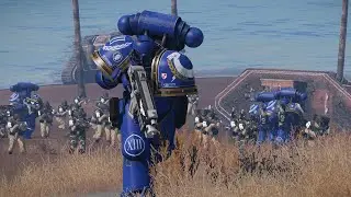 Deploying ULTRAMARINES - Warhammer 40K Campaign 01 | ARMA 3