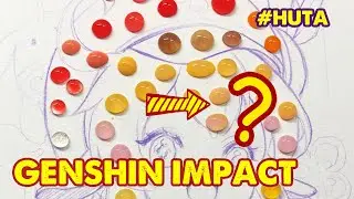 Drawing Genshin Impact Characters - Klee | #shorts #hutachan