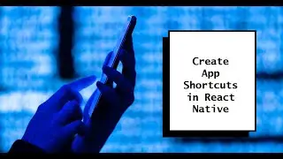 How to create app shortcuts in react native's new architecture (android)