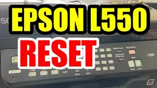 HOW TO RESET EPSON L550 | GJR Printer Repair