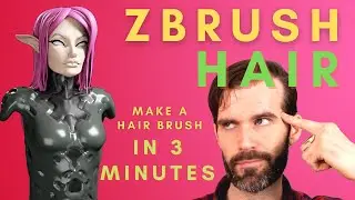 Zbrush Hair - Zbrush Hair Brush