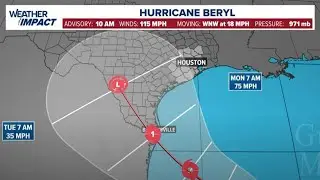 Tracking Beryl | Hurricane Beryl headed west after slamming Jamaica with Cat 4 winds and heavy rain