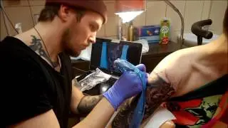 Тату рукав за 4 дня | Sleeve tattoo in 4 days | TATTOO DRAGON