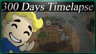 Rimworld Fallout Vault Survivors 300 Days Timelapse