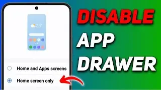 How to Enable or Disable App Drawer in Samsung Galaxy M35