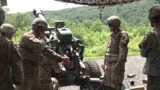 Cadet Summer Training: Artillery Fire Drill