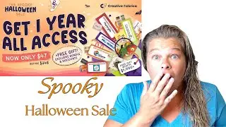 Creative Fabrica’s Spooky Halloween Sale: 1-Year All Access for $47 + Daily Freebies and Giveaways!