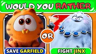 Would You Rather... GARFIELD Edition! 🐱🍕