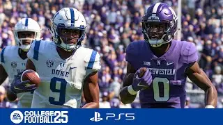 Duke vs Northwestern on PS5: EA College Football 25 Game Showdown