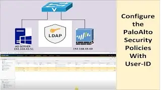 Configure the PaloAlto security policies with User-ID