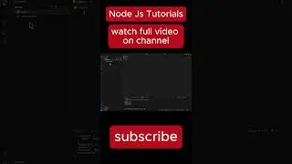 MongoDB Node JS Tutorils  🔥 🔥 #coding #mongodb, #nodejs