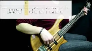 Radiohead - Creep (Bass Cover) (Play Along Tabs In Video)