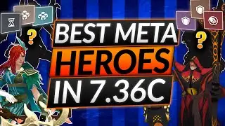 BEST META HEROES at EVERY MMR  - Dota 2 7.36c Guide