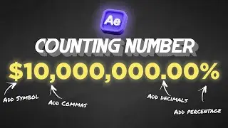 Counting Number Effect in After Effects