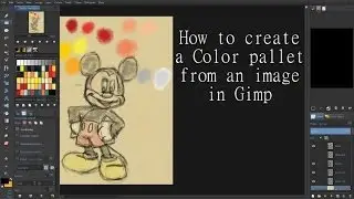 How To Create A Color Pallet From An Image In Gimp