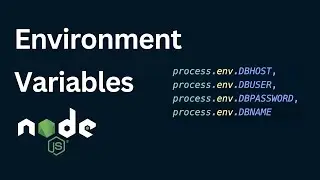 How To Setup Environment Variables (Node/Express)