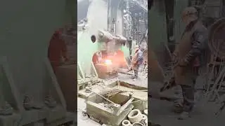 Ковка заготовки корпуса клапана