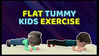 16-MINUTE MAT WORKOUT FOR FLAT TUMMY - KIDS EXERCISE