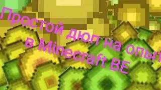 ПРОСТОЙ ДЮП НА ОПЫТ В Minecraft BE