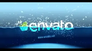 Half Water logo intro | After Effects template