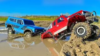 OFF ROAD Mud Racing RC Cars Trail 4x4 Truck  Car Rescue