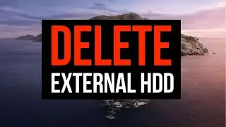 How to Delete from External Hard Drive on Mac | Delete folders, files, documents, pictures, videos