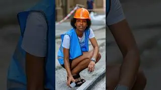 Inspiring Female Builder #streetphotography