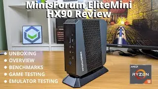 The most powerful AMD Ryzen 9 powered Gaming Mini PC! MinisForum EliteMini HX90 Review & Benchmarks