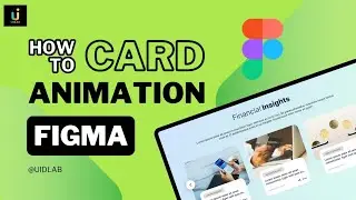 Figma Card Animation | Figma Card Design | Component