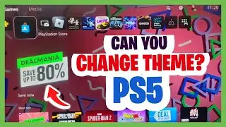 PS5 HOW TO CHANGE THEME? Is it Possible? Change WALLPAPER?