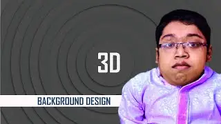 How to create a Circle Shape 3d Background in Adobe Illustrator । Munna's Chapter