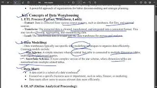 data warehousing- DBMS One Shot Series # 36