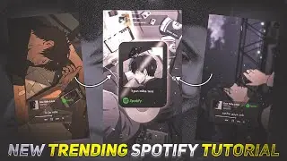 Spotify Lyrics Edit Alight Motion | Spotify Card Lyrics Editng Alight Motion