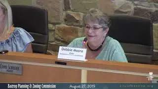 Planning and Zoning Commission - August 27, 2019