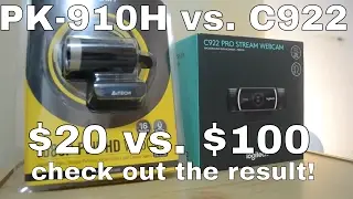 A4tech PK-910h vs Logitech C922