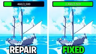 Blox Fruits Update we can Repair Boats Now...