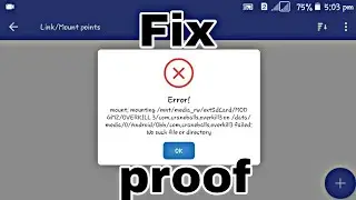 how to fix folder mount error on apps2sd